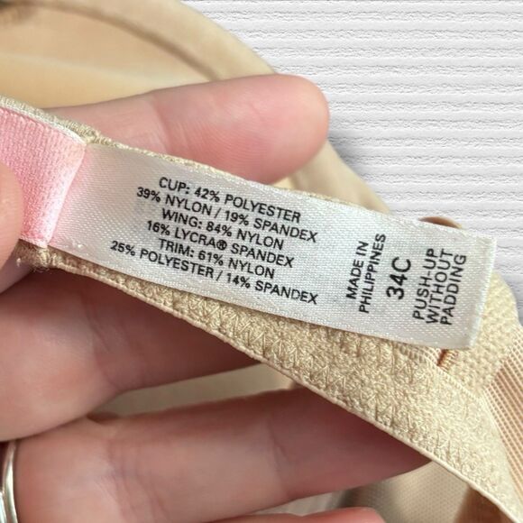 Victoria’s Secret | Very Sexy  Vintage Push Up Without Padding 06' Lace 34C Bra - Picture 6 of 7